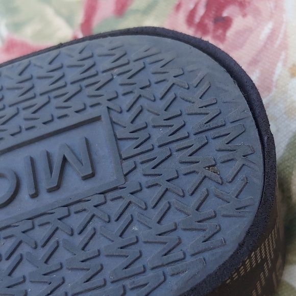 Michael Kors Bedford Gold and Brown Platform Wedge Sandals Women's size 11 - Picture 9 of 17